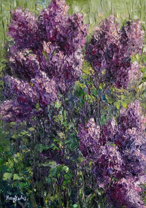 Lilacs 绘画, 27.6x19.7 in