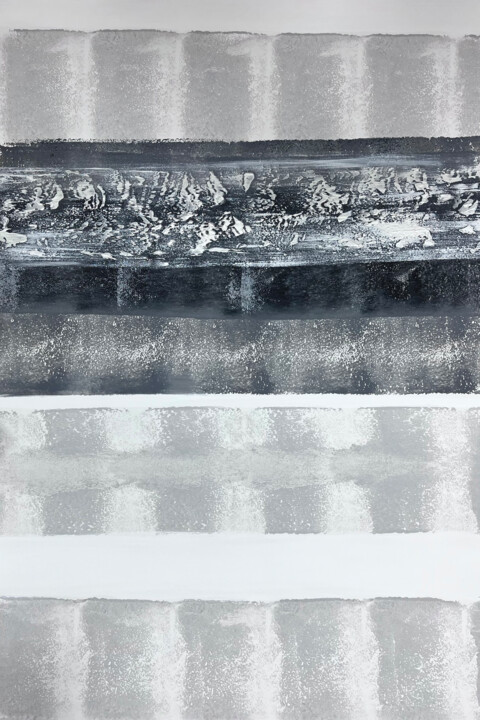 绘画 标题为“150x100cm White Bla…” 由Marina Skromova, 原创艺术品, 丙烯