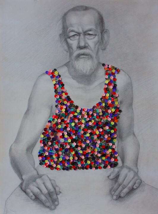 绘画,  18.9x14 in 