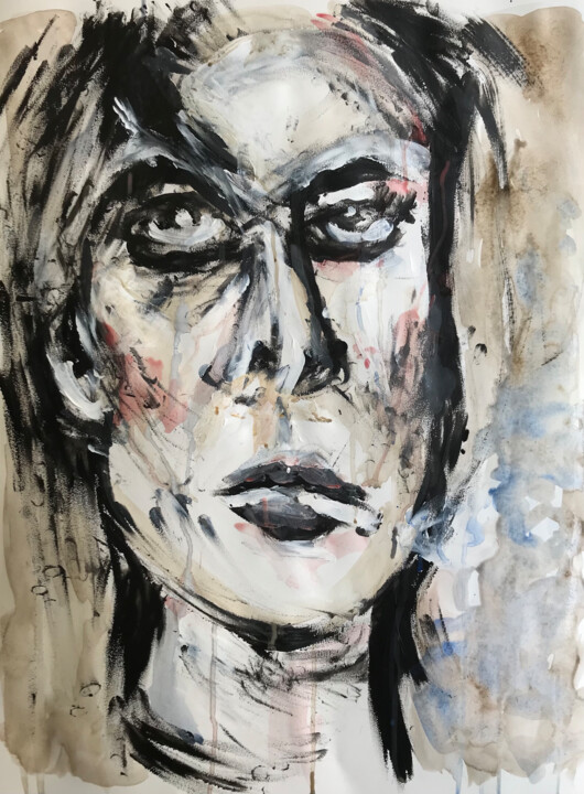 Smokeface 绘画, 25.6x19.7 in