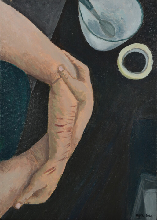 Estafil'âmes 绘画, 18.1x13 in
