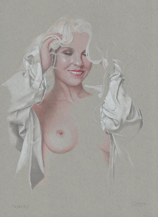 "White Nr.2 (0:26)" Disegno, 11,9x8,6 in