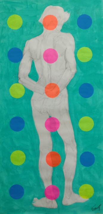 David Hockney 绘画, 32.3x15.8 in