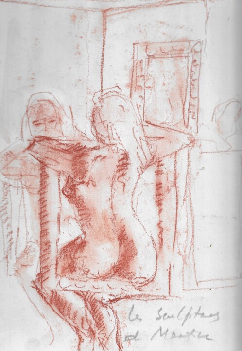图画,  11.6x8.3 in 