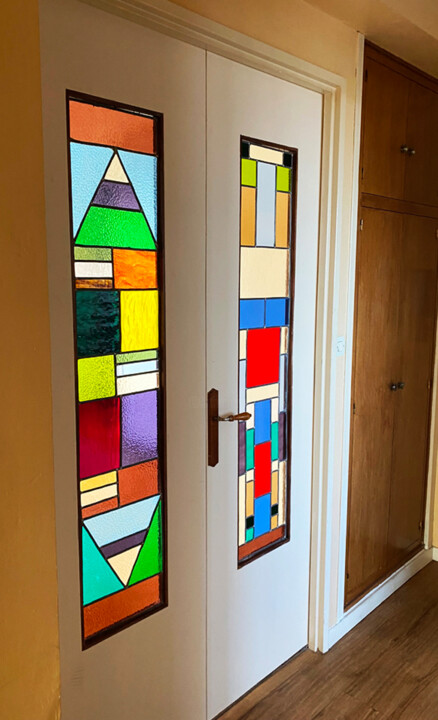 Design intitulée "Habillage de porte" par Yann Perrier, Œuvre d'art originale, Accessoires