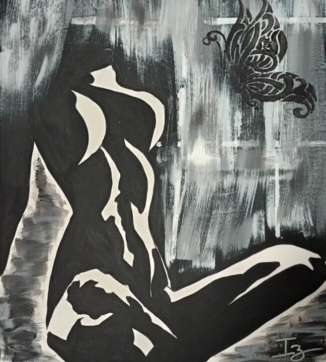 Mélissa 绘画, 21.7x18.1 in