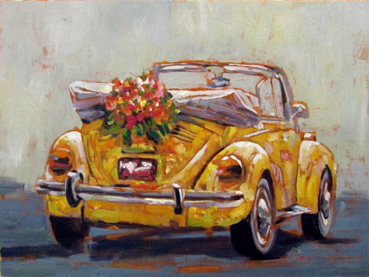 Car 103D 绘画, 11.8x15.8 in