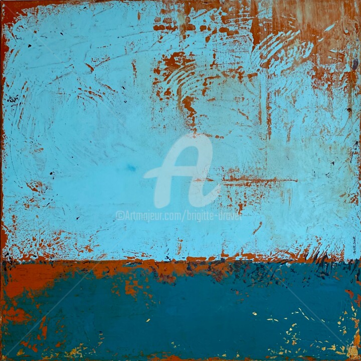 Out of the blue 绘画, 31.5x31.5 in