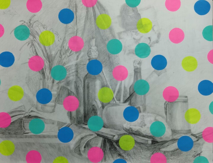 绘画,  23.2x30.3 in 