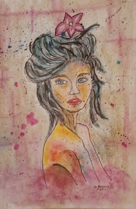 Toujours debout 图画, 16.5x11.7 in