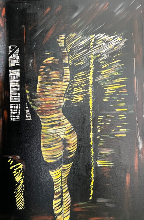 Self portrait 绘画, 35.4x23.6 in