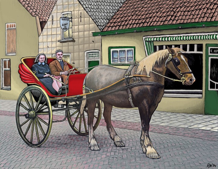 Horse riding tour 数字艺术