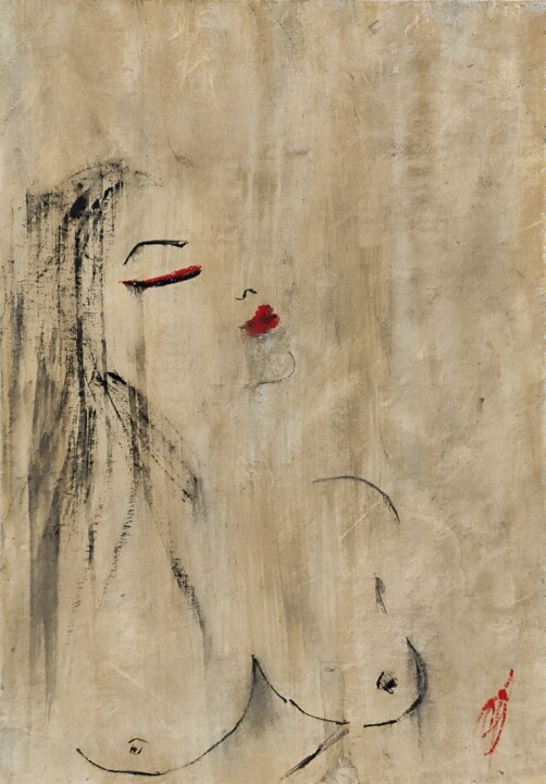 Love rain 绘画, 8.3x5.8 in