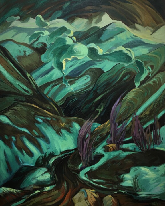 ''Dream'' Painting, 39.4x31.5 in