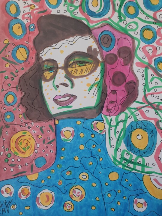 Bizzarre 绘画, 11.4x8.3 in