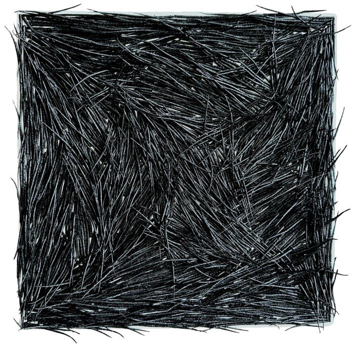 Monochrome miniature 1 绘画, 9.8x9.8 in