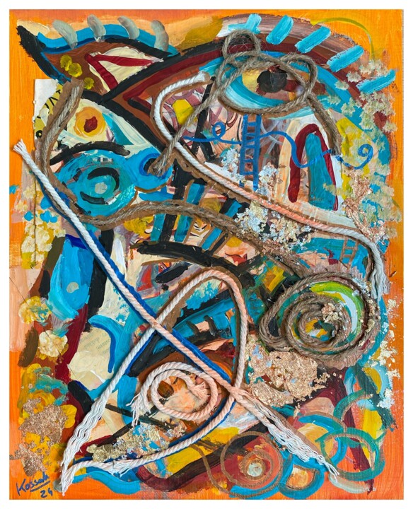 COLORS - Orange: Experiencing 拼贴, 11.8x9.5 in