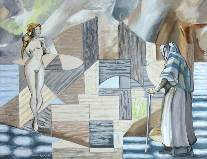 Avant et après, tôt ou tard 绘画, 19.7x25.6 in