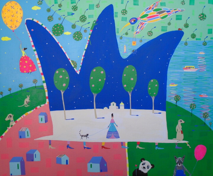 Peinture intitulée "Undefeatables" par Katrina Avotina, Œuvre d'art originale, Acrylique