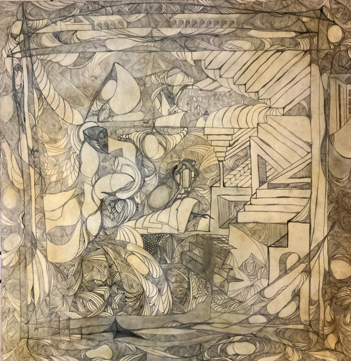 Diavoli in Città 图画, 27.6x27.6 in