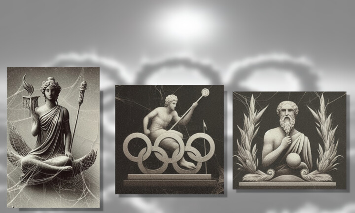 数字艺术 标题为“Olympic Games 01” 由Massimo Naibo, 原创艺术品, AI生成的图像