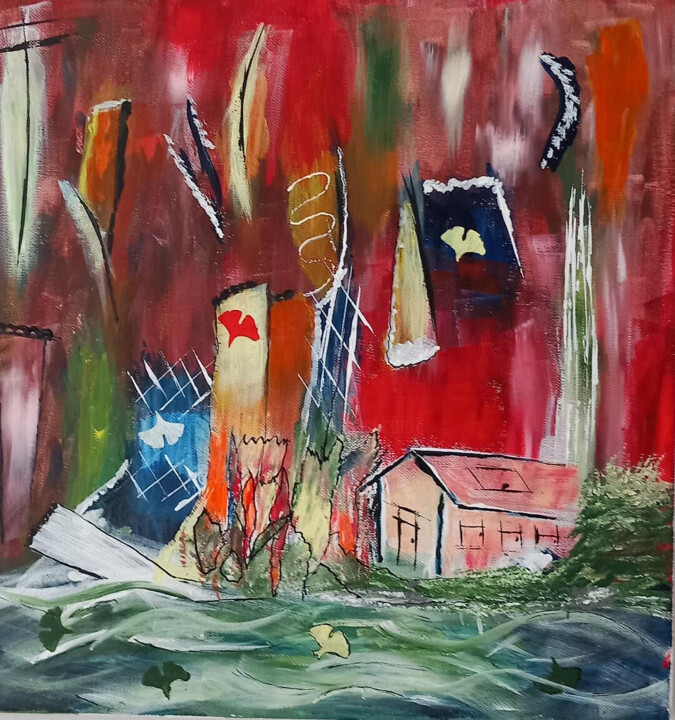 绘画,  15.8x15.8 in 