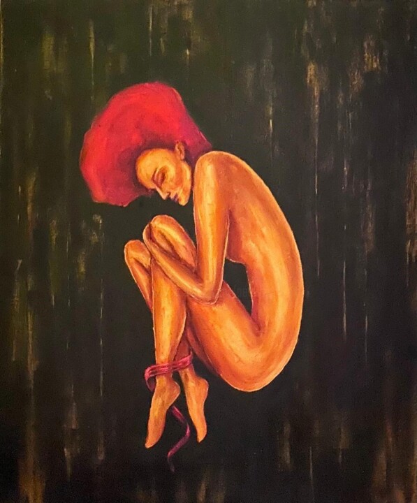 The ribbon of submission 绘画, 25.6x21.3 in