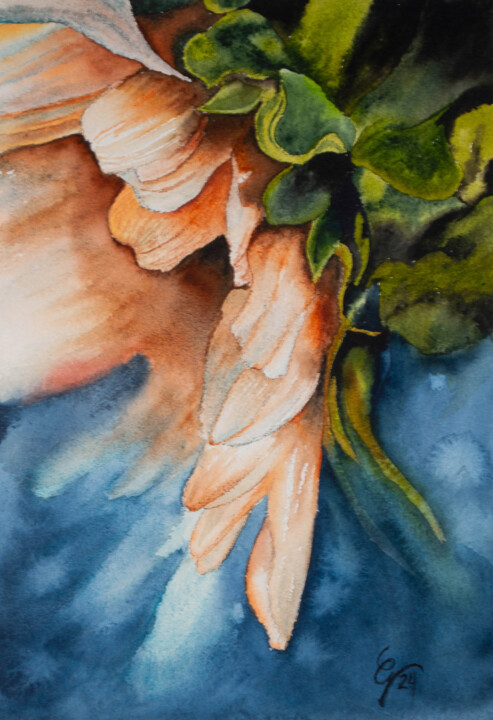 First Blush 绘画, 10x7 in