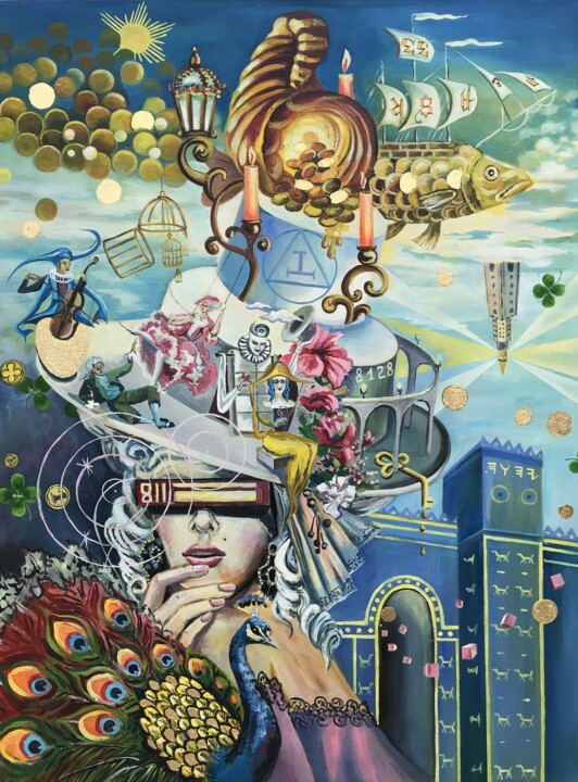 Creatio Painting, 31.5x23.6 in