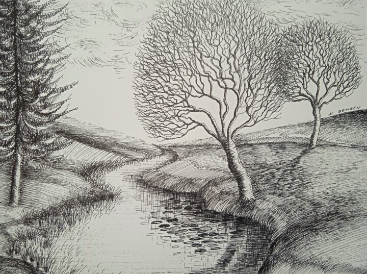 Drawing,  7.9x10.6 in 