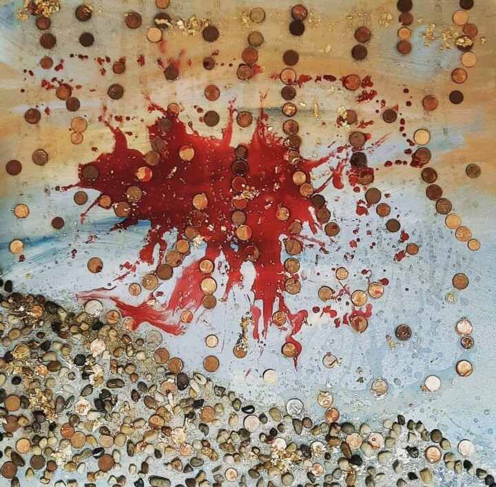 Gomorra 绘画, 27.6x29.5 in