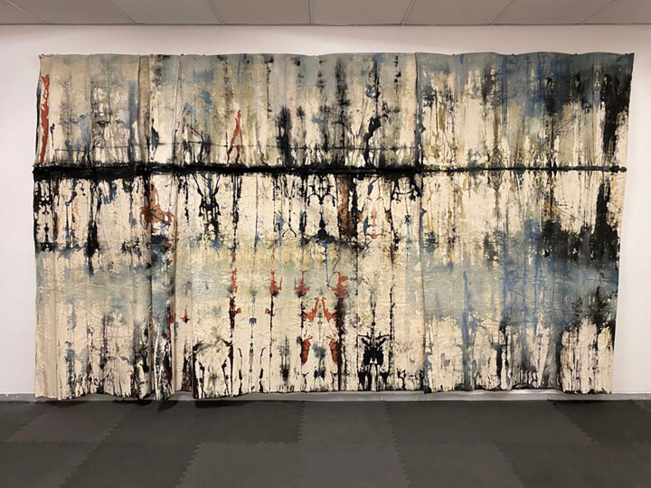 绘画,  118.1x275.6 in 