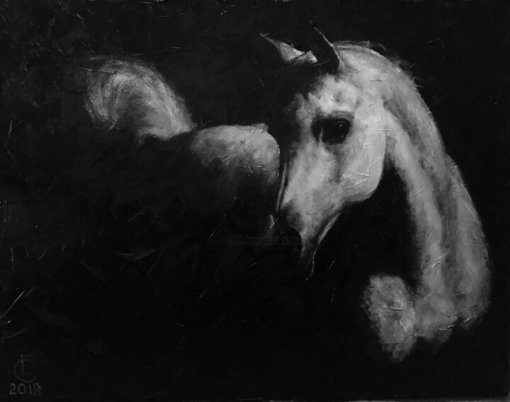 绘画,  13.8x17.7 in 