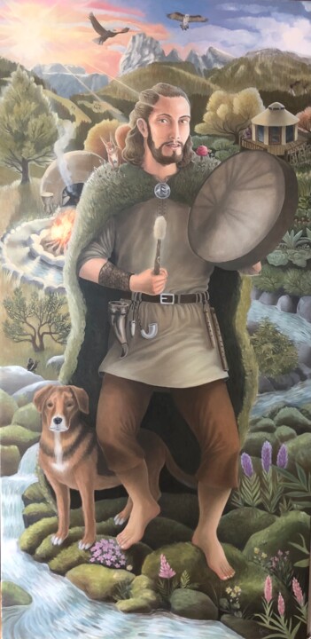 Commissone 绘画, 78.7x39.4 in