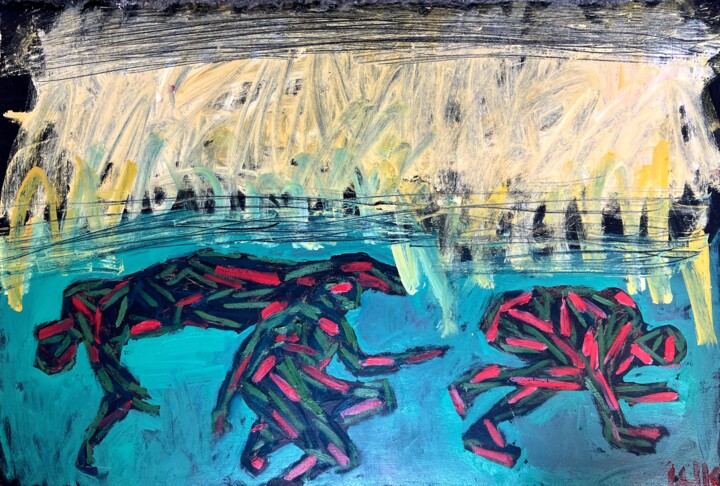绘画,  15x21.7 in 