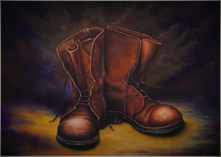 boots Schilderij, 19,7x27,6 in