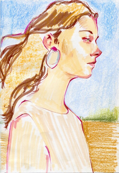 Sketch 3 图画, 11.6x8.1 in