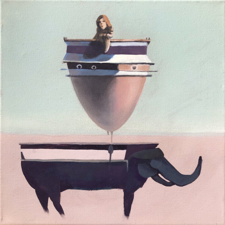 Noah’s Ark from Feminist perspective. No. 3 Картина, 11,8x11,8 in