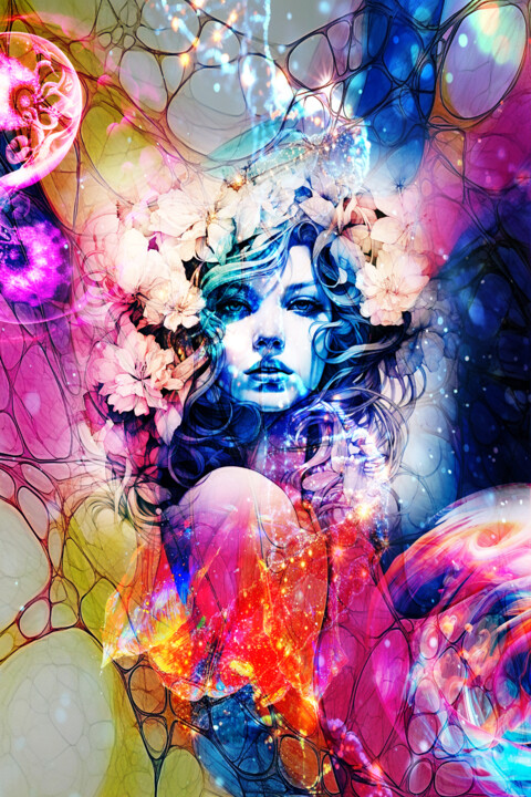 Neural Woman 数字艺术