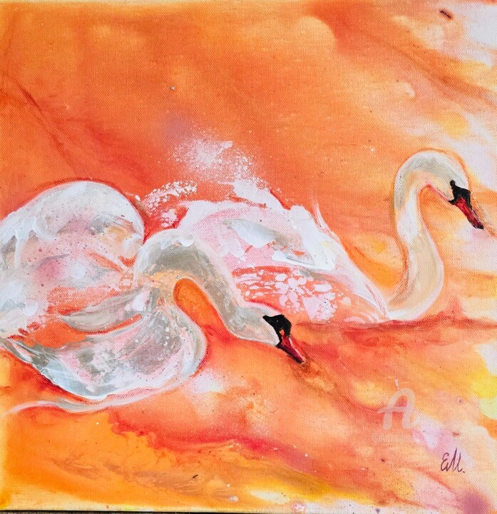 W rytmie mango 2 绘画, 15.8x15.8 in