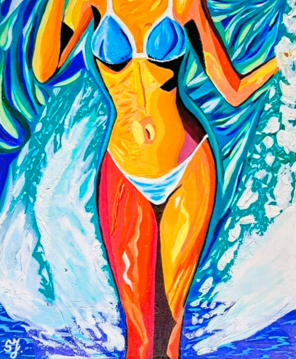 Summer time 绘画, 23.6x19.7 in