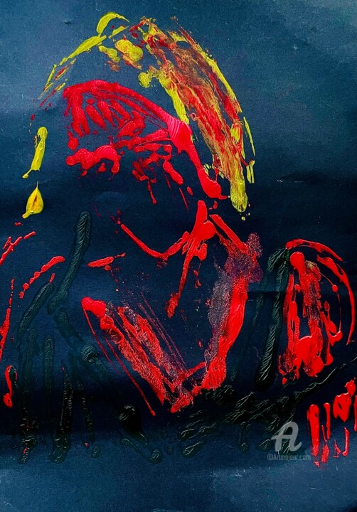 Rouge sur noir