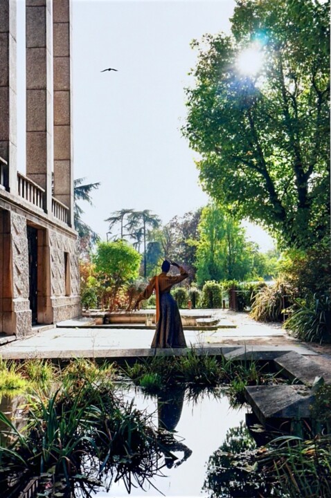 Photography titled "Savane Urbaine n.1" by Pure Créatifs, Original Artwork, Manipulated Photography Mounted on Aluminium