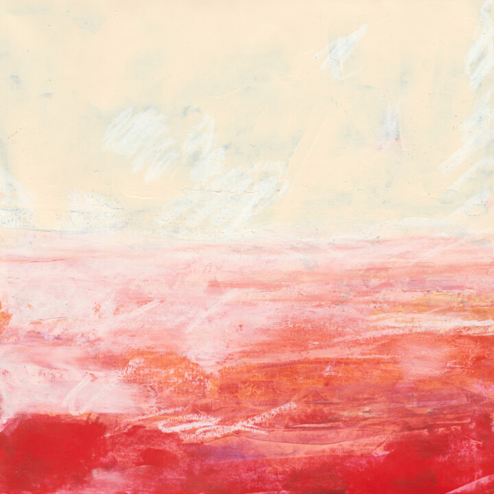 Painting titled "#201, 25x25cms, acr…" by Michel Debray, Original Artwork, Acrylic Mounted on Cardboard