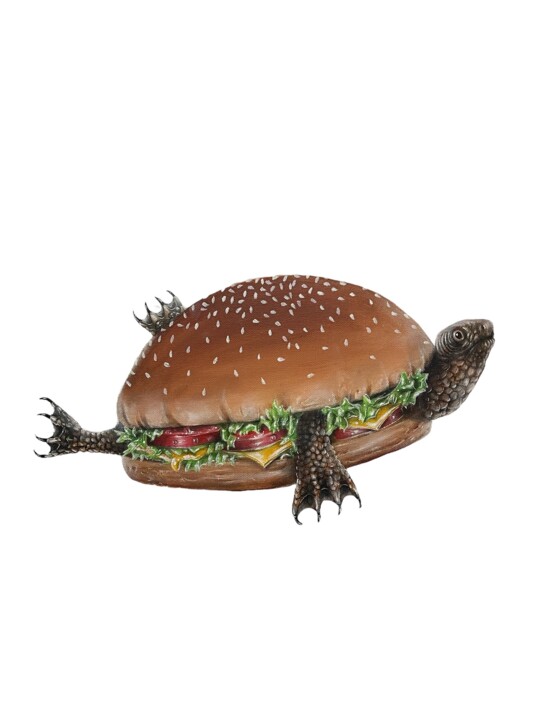 I am not food 绘画, 23.6x15.8 in