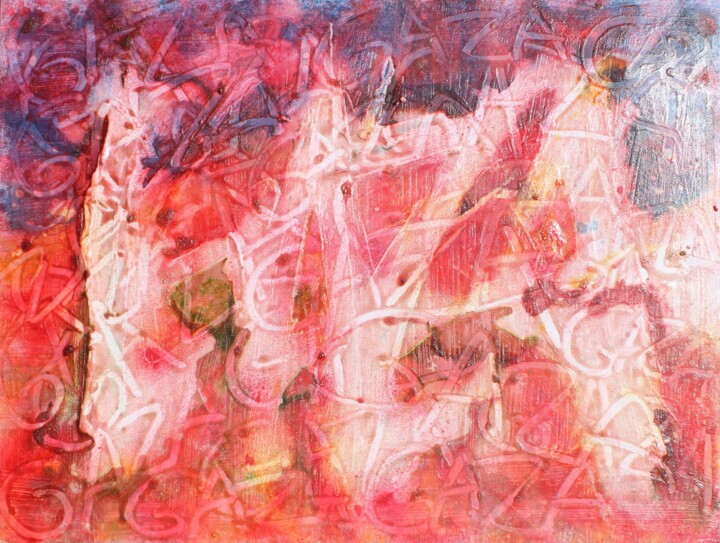 Pintura titulada "Seulement en rêve" por O.M.A., Obra de arte original, Acrílico