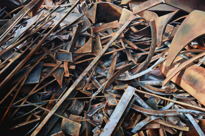 Artwork's surface or texture