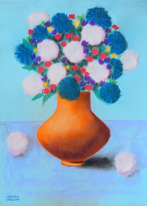 VASE OF FLOWER - 7 图画, 27.6x19.7 in