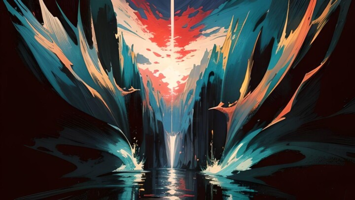 Digital Arts titled "way" by Machnolga, Original Artwork, Digital Painting