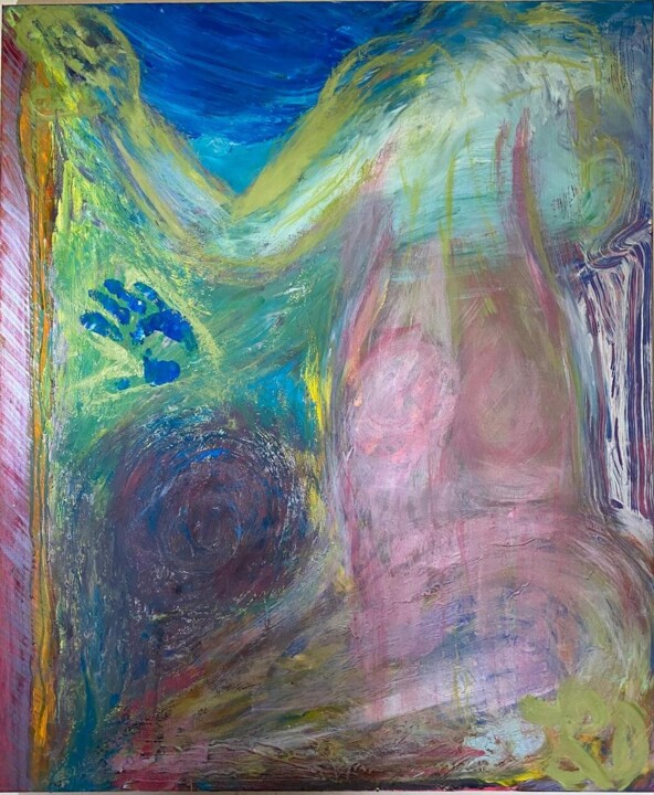 Stange halten? 绘画, 47.2x39.4 in